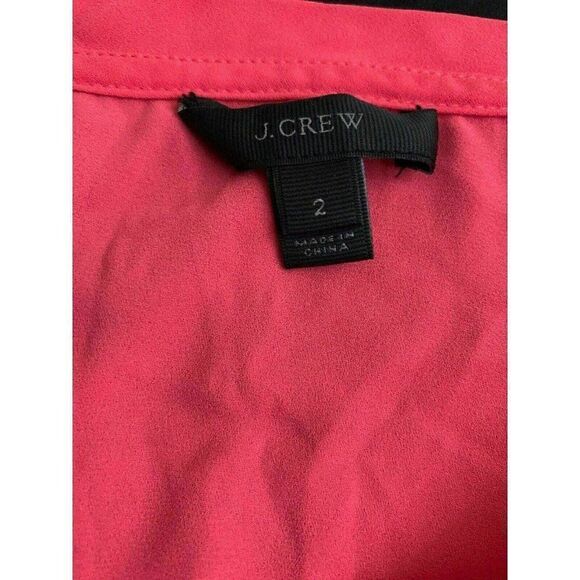 J Crew Coral Pink Scoop Neck Short Sleeve top - Picture 5 of 9